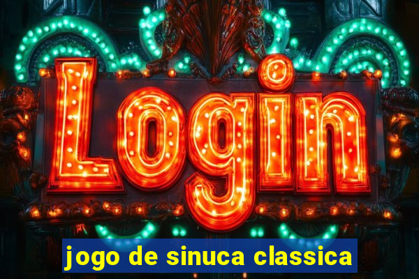 jogo de sinuca classica